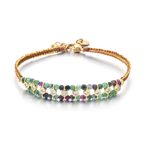 Bracciale in Pietra Naturale Fatto a Mano Stile Francese Gioielli Braccialetti per Donna Regalo all'Ingrosso Texture Raffinata - Product Image 2