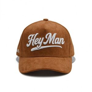 <b>Top</b> Grade Soft Artificial Suede Mens Womens Adjustable Unisex Breathable Cotton Certified Custom Suede Baseball <b>Hat</b> Cap - Product Image 4