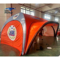 Prolongez les tentes gonflables imperméables de garage de 4X5 M TPU Gazebos d'air le sofa extérieur d'auvent pour des courses de rassemblements annonçant le salon commercial