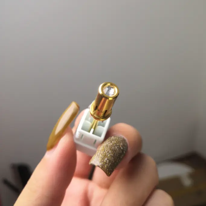 Nails Accessories Art Tools Drill Bits Ring Sanding Bands Diamond Crystal Gold Mandrels