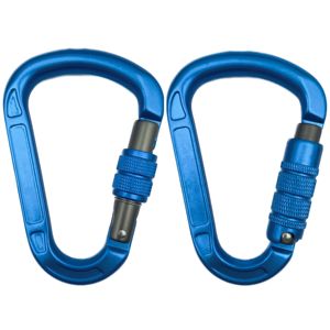 CLIWIZ <span class=keywords><strong>HMS</strong></span> Belay Screw Mosquetón de aluminio personalizado 22kN Mosquetón de escalada Gancho a presión SGM7122B - Product Image 5