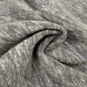 High Quality Stock 43% recycled cotton 42%polyester 15%cotton gray jerset fabric for Sportswear
