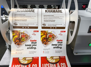 焦点Vesa 830A紫外墨水塑料工业标签打印机自动吊舱高速12-17/h 300毫米媒体以太网显示屏全新 - Product Image 3