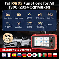 Outil de diagnostic automobile X431 CRP123i V2.0 Elite, scanner OBD2, réinitialisation complète du système, vérification de la tension de la batterie, écran LCD rouge, 1 an