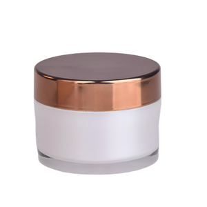 Acrylic nhựa chăm sóc da Acrylic Lotion Kem Jar 100ml 200ml bao bì mỹ phẩm sang trọng giá rẻ rỗng Kem Jar - Product Image 3