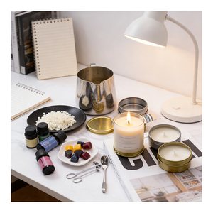 Tapa para Contenedor de Vela Aromática Ecológica Personalizada, Diseño Ovalado Moderno Hecho a Mano, Empaque de Lujo para Relleno de Cera Fragante, Privado - Product Image 2