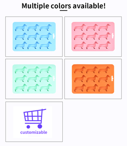 Rejilla portátil de silicona para cubitos de hielo con forma de animal lindo para whisky, dulces y fondant - Product Image 6
