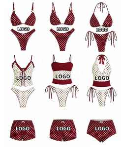 <span class=keywords><strong>Bikini</strong></span> de moda con tirantes, parte inferior de cintura alta, de tela reciclada con estampado floral, traje de baño. - Product Image 2