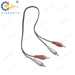 สายอะแดปเตอร์ RCA สีแดงขาว 2 ต่อ 2 สำหรับเชื่อมต่อเครื่องเสียง ชุดสายไฟครบชุดสำหรับระบบเสียงรถยนต์ - Product Image 3