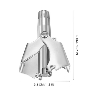 Portable en acier inoxydable manuel <span class=keywords><strong>nez</strong></span> tondeuse hommes propre rasage <span class=keywords><strong>rasoir</strong></span> pour voiture & RV utiliser lavable <span class=keywords><strong>nez</strong></span> <span class=keywords><strong>oreille</strong></span> épilation outil - Product Image 3