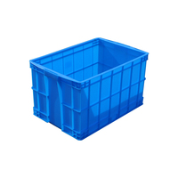 Caisses et conteneurs en plastique PP empilables, robustes et durables, différentes tailles, couleurs personnalisées pour boîtes logistiques solides