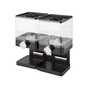 Dispensador de Cereales Doble Hermético Reutilizable, Recipiente Redondo para Almacenamiento de Alimentos Secos, Venta al Por Mayor - Product Image 6