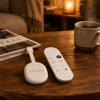 TV Stick Android 12.0 4K untuk STB dengan Prosesor Quad Core, Desain Portabel, Remote Inframerah, Logo Dapat Disesuaikan