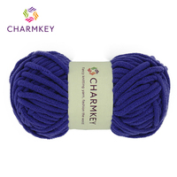 Variegated Chenille Yarn Chunky Hand Knitting Yarn for Amigurumi Blankets Bags Cushions Custom Logo