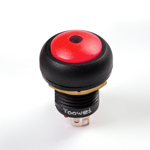 12Mm Waterdichte Verlichte Ce Rohs Zilveren Contact Drukknop Schakelaar - Product Image 3