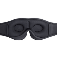 Masque de Sommeil 3D Musical Super Doux avec Casque Audio Stéréo Intégré et Bandeau Réglable en Coton Élastique