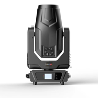 500W Moving Head Schneidlicht LED DMX512 mit rotierendem Prisma und Regenbogeneffekt für DJ, Disco, Club, Party, Bühne Jisheng