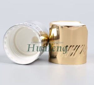 <span class=keywords><strong>EUPHORIA</strong></span> Tapas de Rosca de Alta Calidad de 24 mm, 28 mm, 24/410, de Aluminio y Plástico, Color Plateado Mate, Antiderrames, con Disco Dorado, para Botellas de Cosméticos - Product Image 4