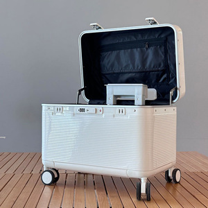 Top-opening 18-inch Camera Trolley Case <b>With</b> Universal <b>Wheels</b> For Business Travel DSLR SLR Mirrorless Camera PC Material Solid - Product Image 4