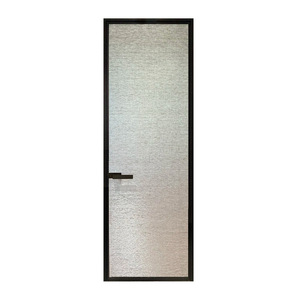 Porta da Bagno in Vetro Colorato e Lega di Alluminio Stile Moderno Bingchen, Divisorio per Balcone, Porta da Bagno - Product Image 4