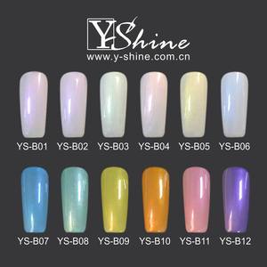 للبيع بالجملة 24 لونًا صدف لؤلؤ أورورا نقع بالأشعة فوق البنفسجية أدى بريق طلاء الأظافر تأثير الخيط أورورا نقع قبالة هلام طلاء الأظافر الخيط - Product Image 2