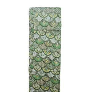 Drap de lit matelassé Kantha fait main, imprimé au bloc, design indien bohème unique, décoration d'été pour la maison, fabriqué à partir de vêtements recyclés - Product Image 6