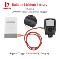 Disparador de Flash TTL JINBEI TR-Q7II con Sistema Inalámbrico de 2.4G para Luces de Flash de Cámara de Estudio y Exteriores