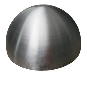Sphères <span class=keywords><strong>demi</strong></span>-circulaires personnalisées en aluminium de 40 cm de diamètre et 5 mm d'épaisseur - Product Image 1