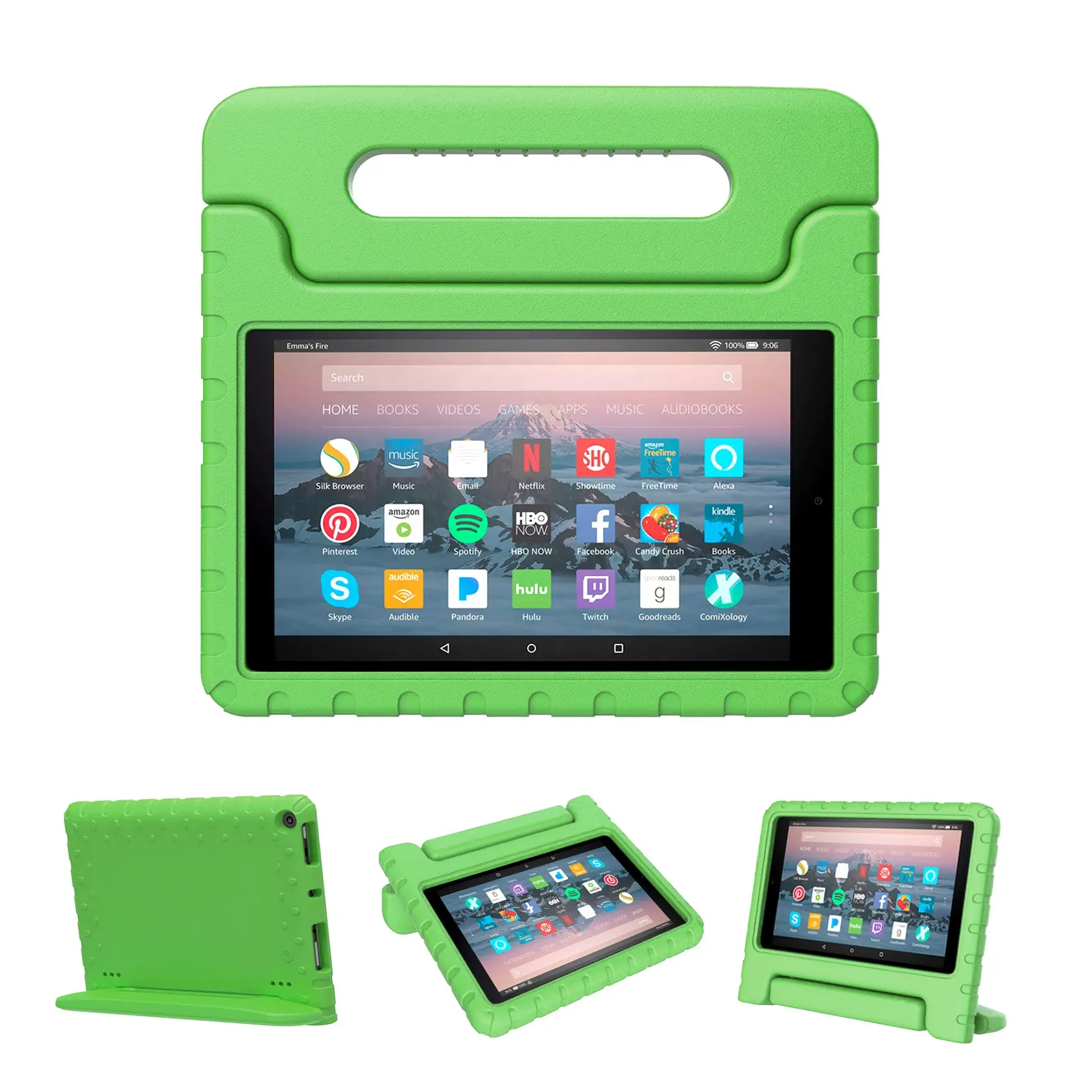 EVA shockproof for amazon kindle fire Case for all-new fire hd 8 2017 / fire hd 8 2016