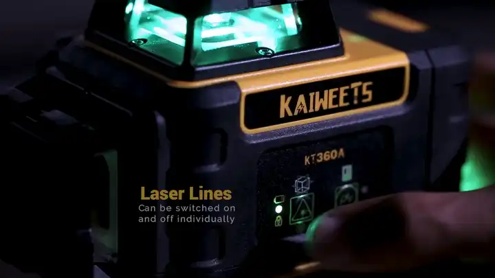 Nivel Laser Autonivelante Líneas Verde 50 Ft Rotativo De 360 Rotacion Pisos  New 