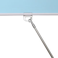 Store sans fil tige de traction rétractable store vertical ouvre-fenêtre assisté accessoires en aluminium inclinaison de fenêtre
