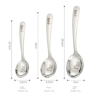 DFC0340 S M L Cuchara de Acero Inoxidable 304 para Adultos, Cuchara con Diseño del Zodiaco Chino, Cuchara para Niños, Cuchara con Dibujos Animados, CHINA - Product Image 2