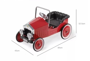 Voitures à pédales classiques en métal pour enfants, jouets pour enfants, voitures à pédales vintage pour enfants - Product Image 4