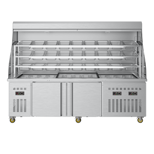 Vitrina Refrigerada Comercial YINZHENG para Exhibición de Malatang y Hot Pot Sichuanés Marinado - Product Image 1