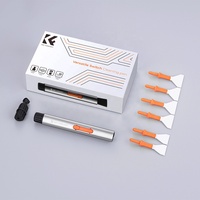 K & F Concept — ensemble stylo de nettoyage remplaçable, en Silicone, pour nettoyage de tête d'enfant