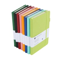 Cuaderno de Tapa Dura A5 Personalizado de Alta Calidad, Diario de Cuero con Impresión en Blanco y Soporte Elástico para Bolígrafo