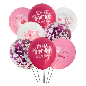 2024 12 -Inch Mother's Day Latex Balloon Sets Mother's Day Gifts Party Decoration Latex Globos