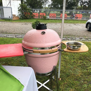 <span class=keywords><strong>Barbecue</strong></span> Kamado Auplex Série Rose Robuste pour la Famille, Gril à Charbon de Bois de 15, 21, 27 Pouces, Cuisine Extérieure, Asadores De Carbon - Product Image 3