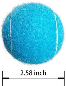 100 pièces de balles de tennis multicolores pour chiens, personnalisables avec logo, jouets interactifs pour chiens, vente chaude - Product Image 2