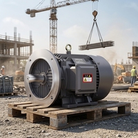 Moteur asynchrone 220v 50hz à faible bruit et vibrations, facile d'entretien, pour grue à tour