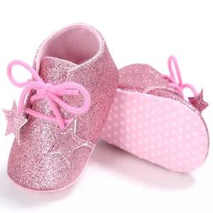 สาวชุดและรองเท้าเด็กระยิบระยับเด็กส่าย Anti Slip รองเท้า ODM / OEM 0-2ปีเด็กทารก Walker รองเท้า
