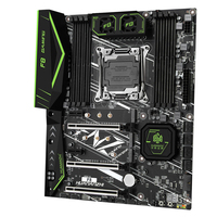 Motherboard Original Baru HUANANZHI X99 F8 Slot LGA2011-3 USB3.0 NVME M.2 SSD DDR4 REG ECC Memory dan Prosesor Xeon E5 V3 V4