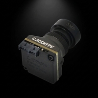 Caddx Ratel Pro 1500TVL BSI Sensor FPV Kamera Penglihatan Malam Starlight (PAL/NTSC, Lensa 2.8mm, Hitam)