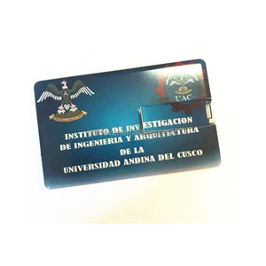 Tarjeta de nombre de Crédito Personalizada Unidad flash USB Memory Stick Tarjeta de regalo OEM Pendrive - Product Image 1