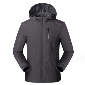Benutzer definiertes Logo Frühling Herbst Outdoor Sturm jacke Herren Dünne Freizeit jacke Atmungsaktive wind dichte Regen jacke Bergsteiger kleidung - Product Image 4
