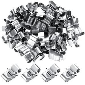 Clips de câble en forme de C en acier inoxydable pour la fixation de câbles photovoltaïques 4 mm² - Product Image 1