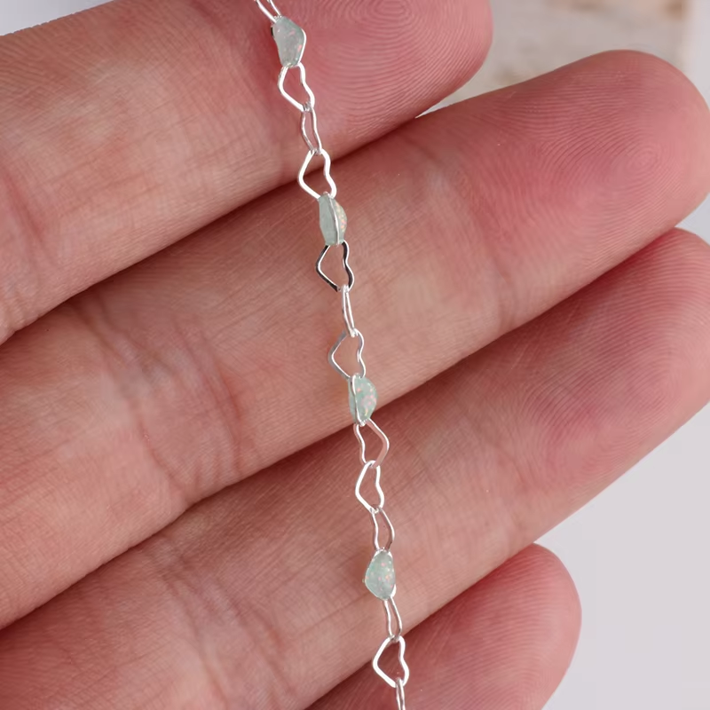 Argent sterling S925-vert clair
