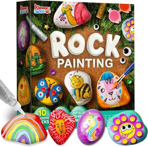 Kids Rock Painting <b>Kit</b> Glow in the Dark Customize Arts and <b>Crafts</b> <b>Easter</b> Gifts for Boys and Girls Ages 4-12 - Product Image 3