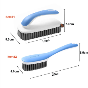 Outil de nettoyage domestique brosse à chaussures ensemble de brosses à linge, brosses à chaussures pour le nettoyage, brosse à linge pour <span class=keywords><strong>les</strong></span> taches <span class=keywords><strong>sur</strong></span> <span class=keywords><strong>les</strong></span> vêtements, - Product Image 5