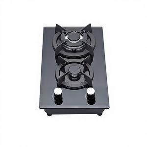 Table de cuisson à <span class=keywords><strong>gaz</strong></span> encastrable 2 brûleurs, support double émaillé pour casseroles, gril, allumage à pile 1,5V, prix <span class=keywords><strong>le</strong></span> plus bas, directement de l'usine - Product Image 4